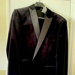 Express black suit jacket